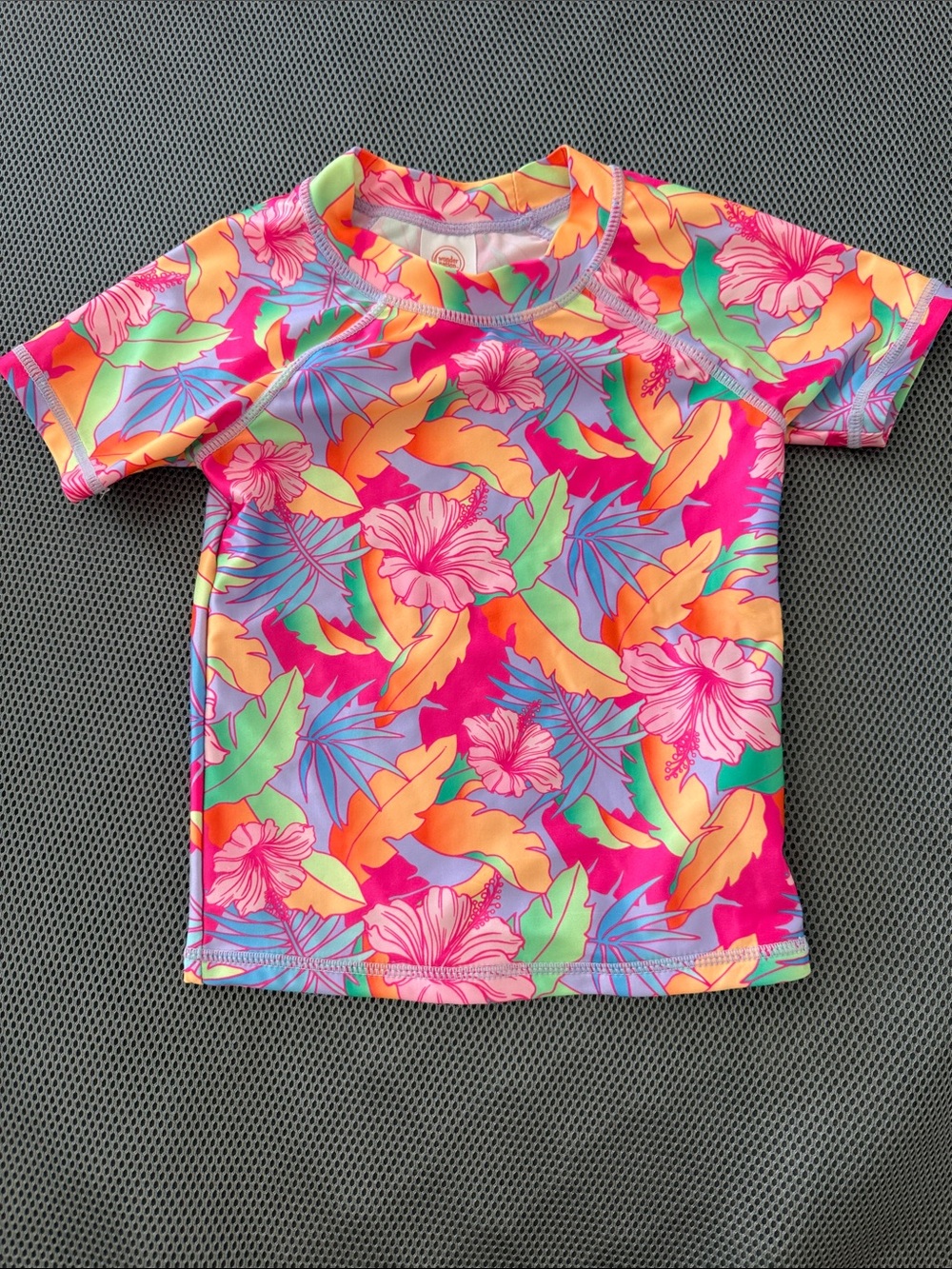 Kids Tropical Rash Guard Swim Shirt